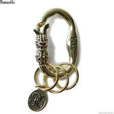 Peanuts&Co CARABINER BUNNY PEANUTS brass x copper.画像