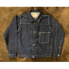 graphzero GZ-GJ1ST-0510 16oz JEAN JACKET-WWⅡ 1ST- 右綾画像