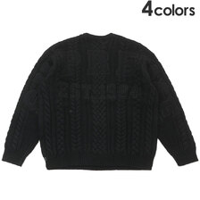 Supreme 23FW Applique Cable Knit Sweater画像