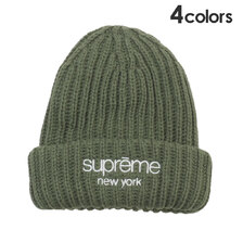 Supreme 23FW Classic Logo Chunky Ribbed Beanie画像