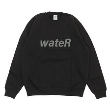 Fragment Design &times; retaW Crewneck Sweatshirt wateR logo BLACK画像