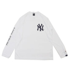 APPLEBUM × MLB New York Yankees Elite Performance L/S T-shirt WHITE画像