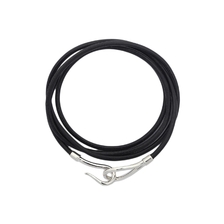 Garden of eden LEATHER CORD FOOK BRACELET BLACK 24SS106画像