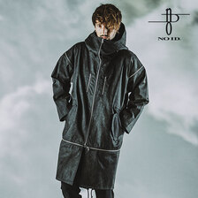 NO ID. BLACK マルチウェイBIGフードモッズコート 454006-668C画像