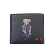 POLO RALPH LAUREN Polo Bear Print Folded Wallet NAVY画像