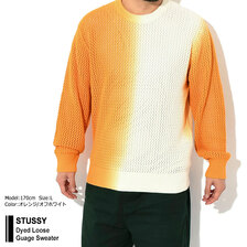 STUSSY DYED LOOSE GUAGE SWEATER 117196画像