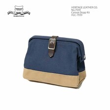 Heritage Leather Co. No.7939 Canvas Dopp Kit HLC-7939画像