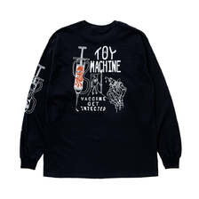 TOY MACHINE VACCINE GET INJECTED LONG TEE TMPELT5画像