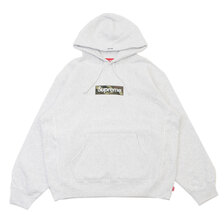Supreme 23FW Box Logo Hooded Sweatshirt ASH GREY画像