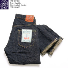 ONI DENIM Relax Straight 20oz Asphalt Denim ONI-266ASP画像