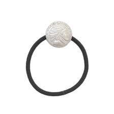 S'YTE ZINC CAST INDIAN CONCHO HAIR TIE画像