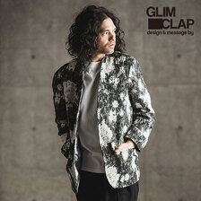 GLIMCLAP Botanical gobelin tapestry minimal detail jacket 16-012-GLS-CE画像