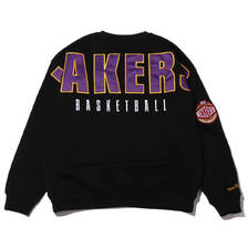 Mitchell & Ness TEAM FIRST SATIN FLEECE CREW LAL FCPO5931-LAL画像