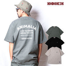 ANIMALIA BIG SILHOUETTE HEAVEY OZ. TEE - WORK SUCKS AN24SP-TE09画像