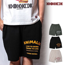 ANIMALIA HEAVY OZ. EAZY SHORTS - WORK SUCKS AN24SP-PT03画像