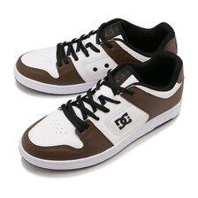 DC SHOES MANTECA 4 SN WHITE/BROWN DM241004-WBR画像
