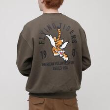 AVIREX FLYING TIGER CREW NECK SWEAT 7834132013画像