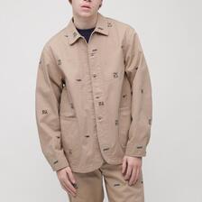 AVIREX POINT EMBROIDERY COVERALL JACKET 7834152005画像