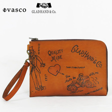 vasco &times; GLAD HAND LEATHER DOCUMENT BAG "GLAD POSTALS"画像