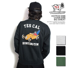 The Endless Summer TES HOTROD EMB CHAIN EMB BIG SWEAT C-23774314画像