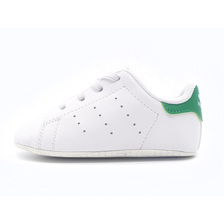 adidas STAN SMITH CRIB "STAN SMITH" FTWR WHITE/FTWR WHITE/FTWR WHITE FY7890画像