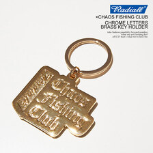 RADIALL &times; CHAOS FISHING CLUB CHROME LETTERS - BRASS KEY HOLDER RAD-23AWS-JW004画像
