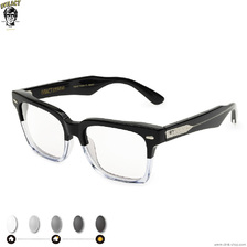 EVILACT EYEWEAR EMBLEM - BLACK&times;CLEAR/PHOTOCHROMIC GRAY LENS EAE23-14-09画像