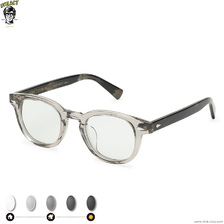 EVILACT EYEWEAR ACE - GRAY CLEAR&times;GRAY MARBLE/COLOR PHOTOCHROMIC BLUE LENS EAE23-17-06画像