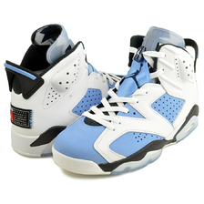 NIKE AIR JORDAN 6 RETRO UNC university blue/white-black-college navy CT8529-410画像