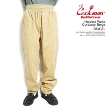 COOKMAN Harvest Pants Corduroy Beige -BEIGE- 231-33854画像