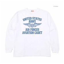Buzz Rickson's L/S T-SHIRT 2nd TROOP CARRIER SQ. - U.S.A.A.F. AVIATION CADET - BR69340画像