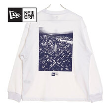 NEW ERA L/S Over Sized Cotton Tee WHITE 13755390画像