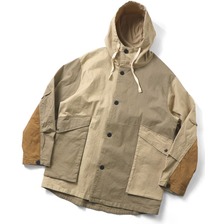 gym master ストレッチヘリンボーンモンスターポケットハーフコート G233782画像