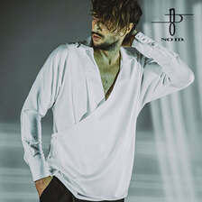 NO ID. BLACK カシュクールガウンSH 454006-698S画像