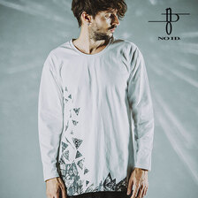 NO ID. BLACK Glass rubbleプリントロングT 454006-696T画像