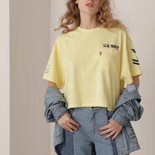 AVIREX NAVAL POCKET SHORT T-SHIRT 7834135605画像