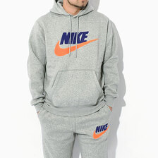 NIKE Club BB CHNL FTRA Pullover Hoodie Grey FN3105-063画像