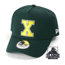 X-LARGE &times; NEW ERA VARSITY CAP GREEN 101234051009画像