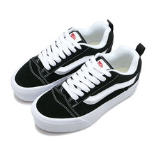 VANS Knu Stack BLACK/TRUE-WHITE VN000CP66BT画像