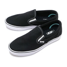 VANS UA ComfyCush Slip-On BLACK/TRUE-WHITE VN0A3WMDVNE画像