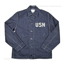 TOYS McCOY U.S.NAVY DENIM UTILITY JACKET TMJ2408画像