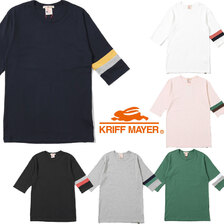KRIFF MAYER タイトフィット切替5分袖Tシャツ MENS 839900A画像