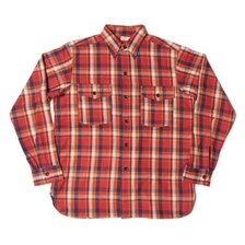 WAREHOUSE Lot 3022 FLANNEL SHIRTS WITH CHINSTRAP G柄 NON WASH画像