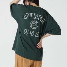 AVIREX VARSITY LOGO T-SHIRT 7833934601画像
