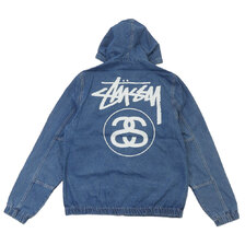 STUSSY SS LINK LIGHTWEIGHT DENIM JACKET画像