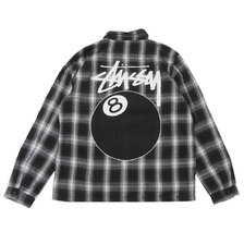 STUSSY 8 BALL CHECK ZIP JACKET画像