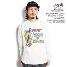 The Endless Summer TES SOUVENIOR LONG SLEEVE T-SHIRT -91 WHITE- FH-24374319画像