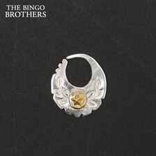 THE BINGO BROTHERS 24Kスター シルバー ピアス 右耳用 SILVERxGOLD画像