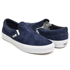 VANS CLASSIC SLIP-ON PIG SUEDE NAVY VN000BVZBX9画像