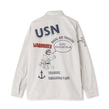 AVIREX USN TYPE WRIGHTER FATIGUE LONG SLEEVE SHIRT 7834120004画像